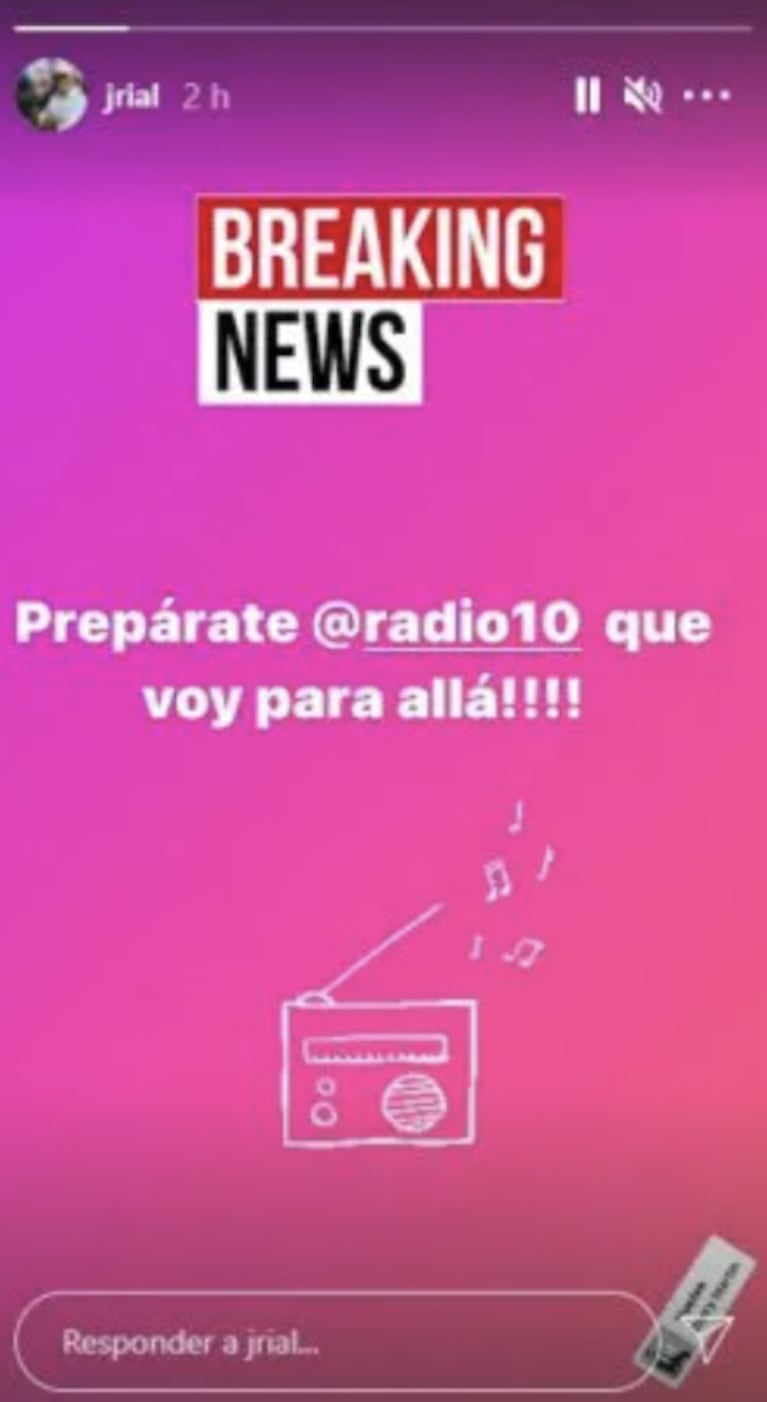 Jorge Rial anunció su regreso a los medios tras su polémica renuncia a TV Nostra: "Preparate Radio 10, que voy para allá"