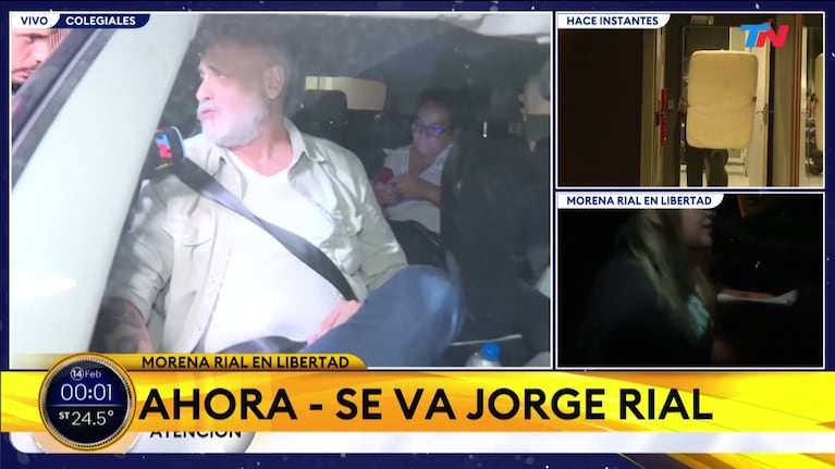 Jorge Rial habló con la prensa sobre Morena Rial (Foto: captura de TN).