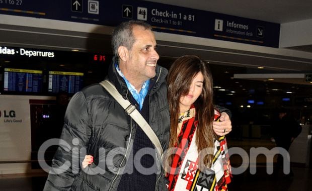 Jorge Rial, la Niña Loly parten a Aruba junto a Rocío y Morena (Foto: Jennifer Rubio - Ciudad.com). 