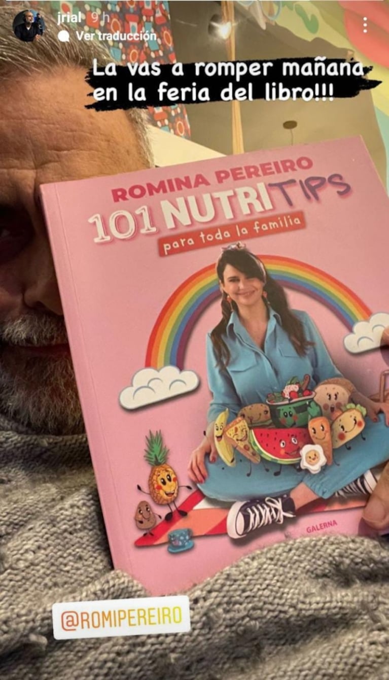 Jorge Rial le dedicó un posteo a Romina Pereiro por primera vez tras su separación