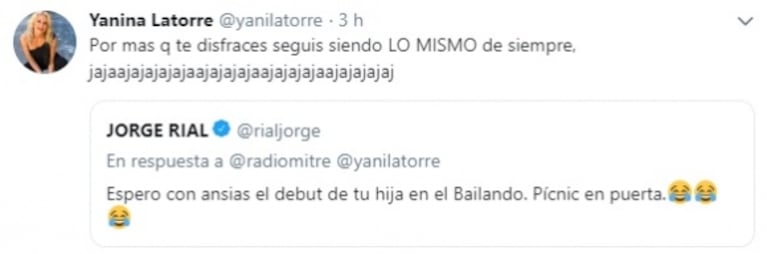 Jorge Rial salió al cruce de Yanina Latorre tras criticar el look que usó su hija Rocío en su boda