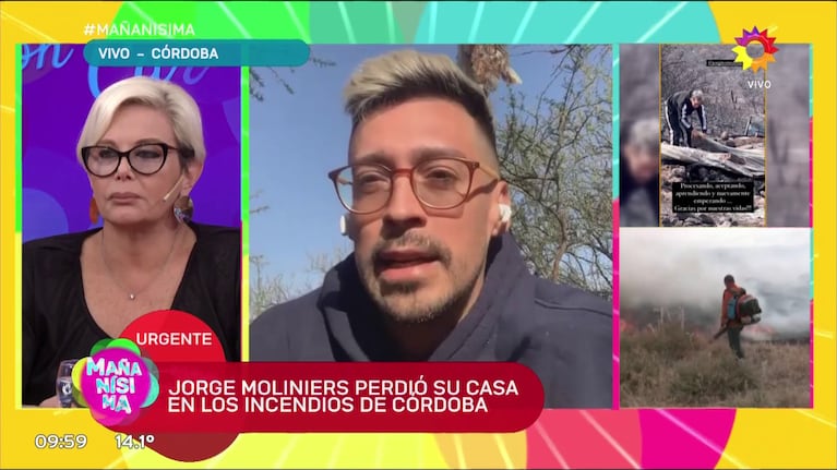 Jorgito Moliniers habló con Carmen Barbieri en Mañanísima.