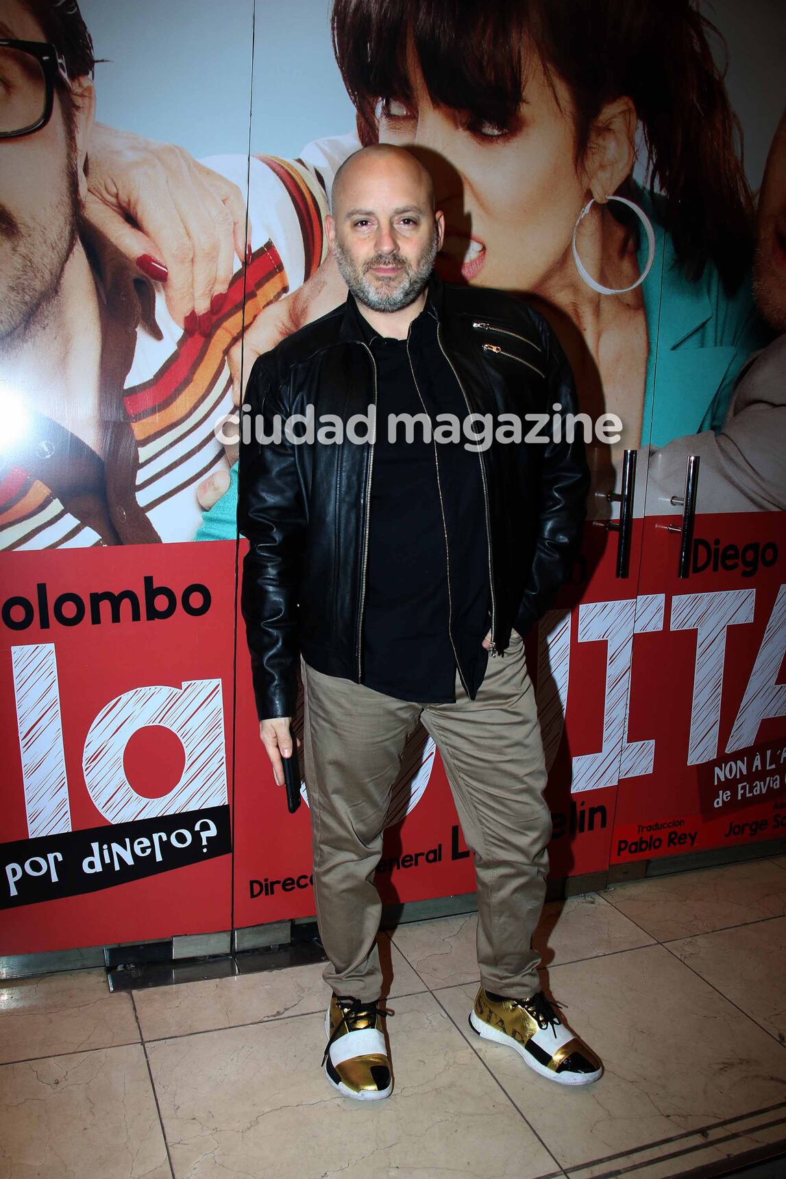 José María Muscari en la función de prensa de No a la guita. (Foto: Movilpress)