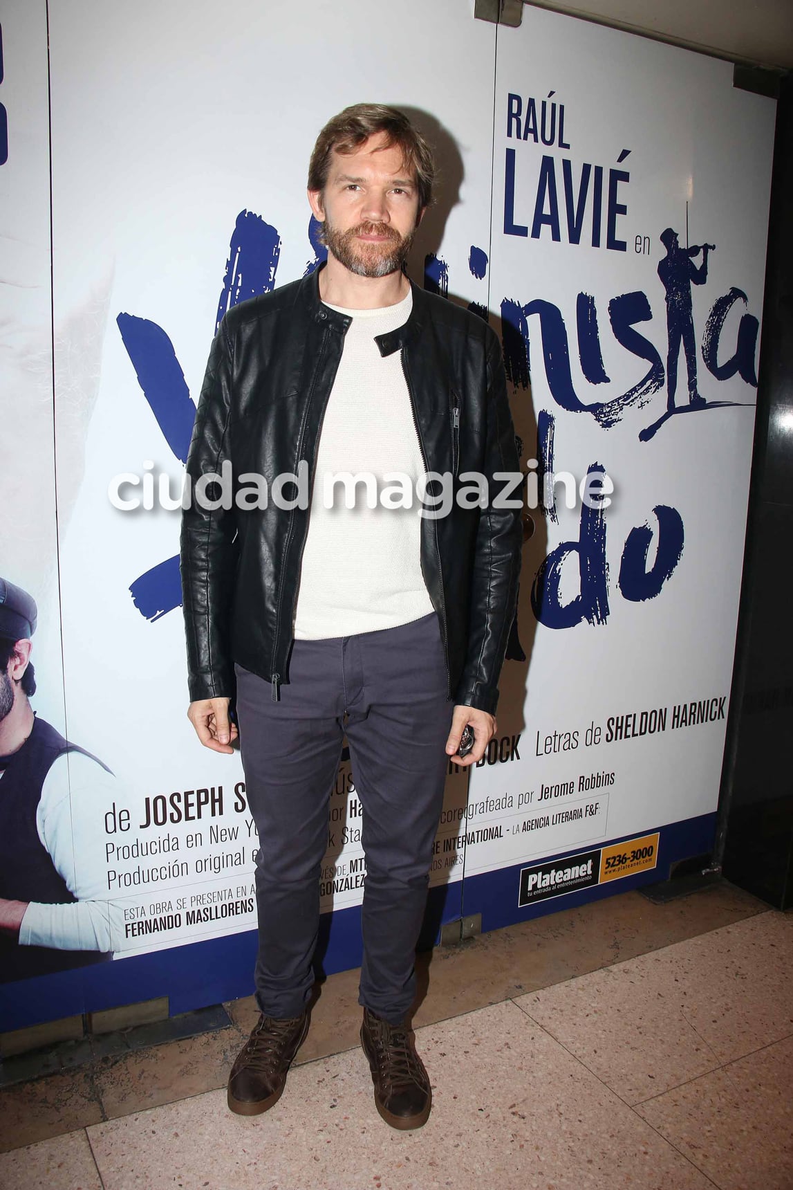 Juan Gil Navarro, en el estreno de El violinista en el tejado. Foto: Movilpress.