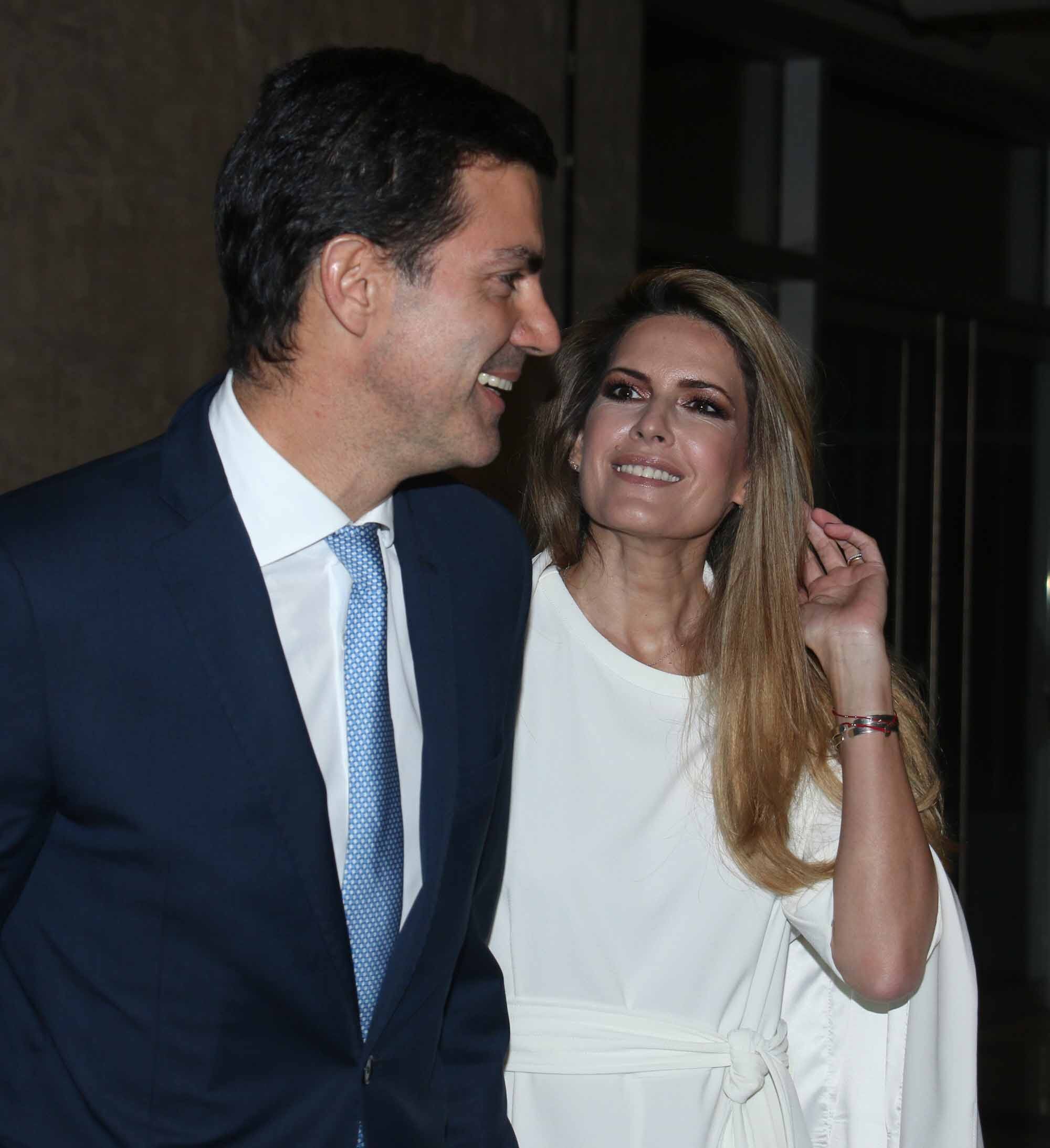 Juan Manuel Urtubey e Isabel Macedo en la cena de gala de la fundación Conciencia. (Foto: Movilpress)