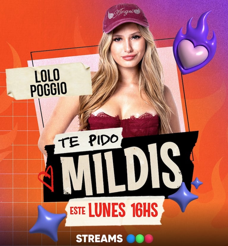 Juan Otero y Lola Poggio debutaron en streaming con Te pido mildis: todos los detalles