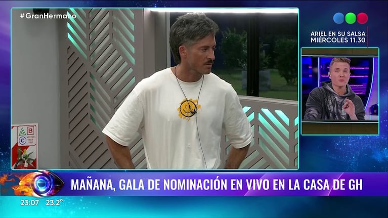 Juan Pablo es el nuevo líder semanal de Gran Hermano 2024. Foto: Captura (Telefe)