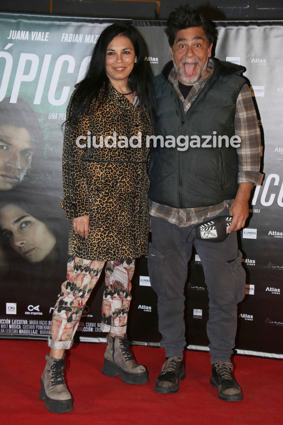 Juan Palomino en la avant premier de Trópico. (Foto: Movilpress)