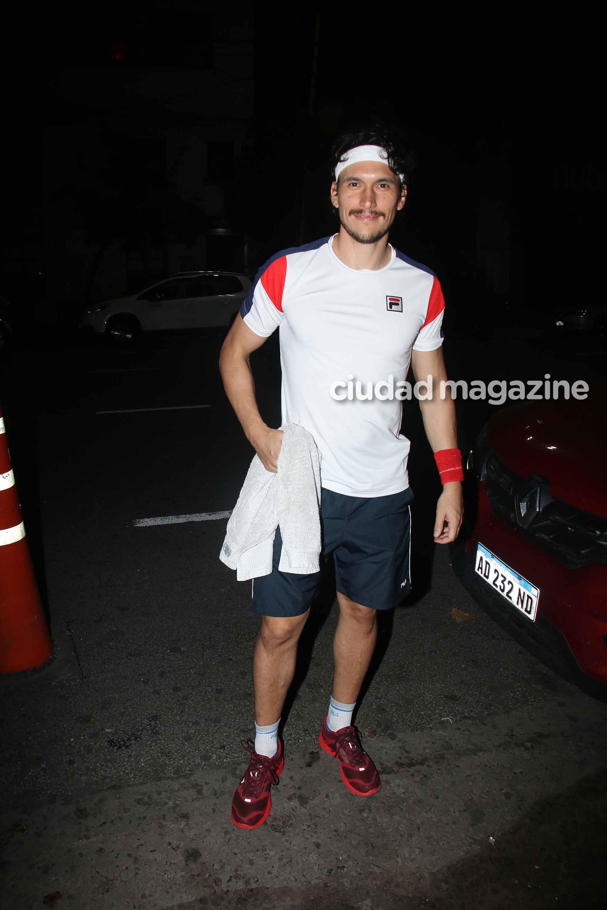 Juan Sorini, en el cumpleaños de disfraces de Dario Lopilato (Fotos: Movilpress)