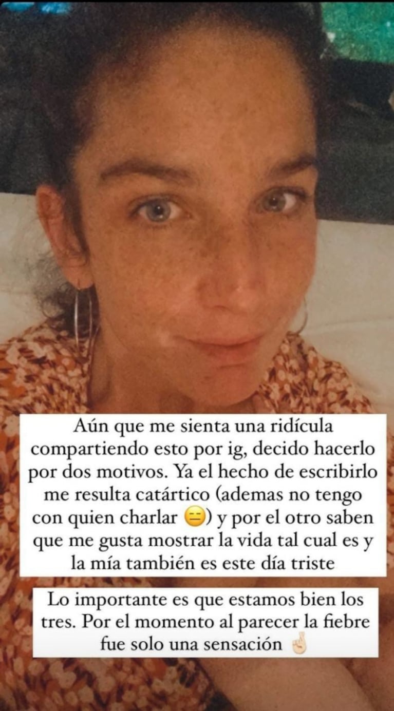 Juana Repetto relató el difícil día que atravesó mientras su hijo Toro transita el covid: "Estoy triste"