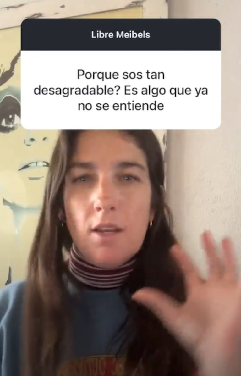 Juana se hartó de que la critiquen en redes.