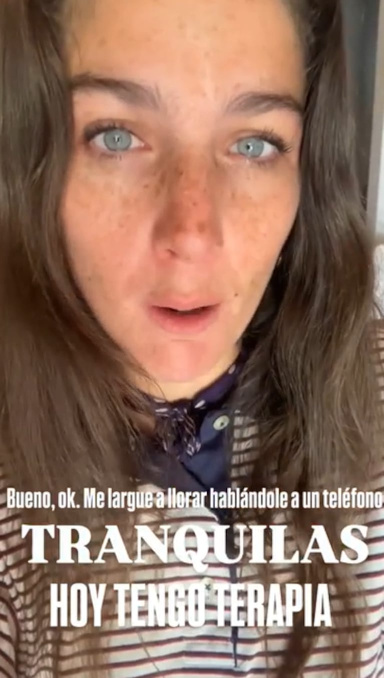 Juana se largó a llorar porque le está costando criar a sus hijos sin ayuda en su casa.