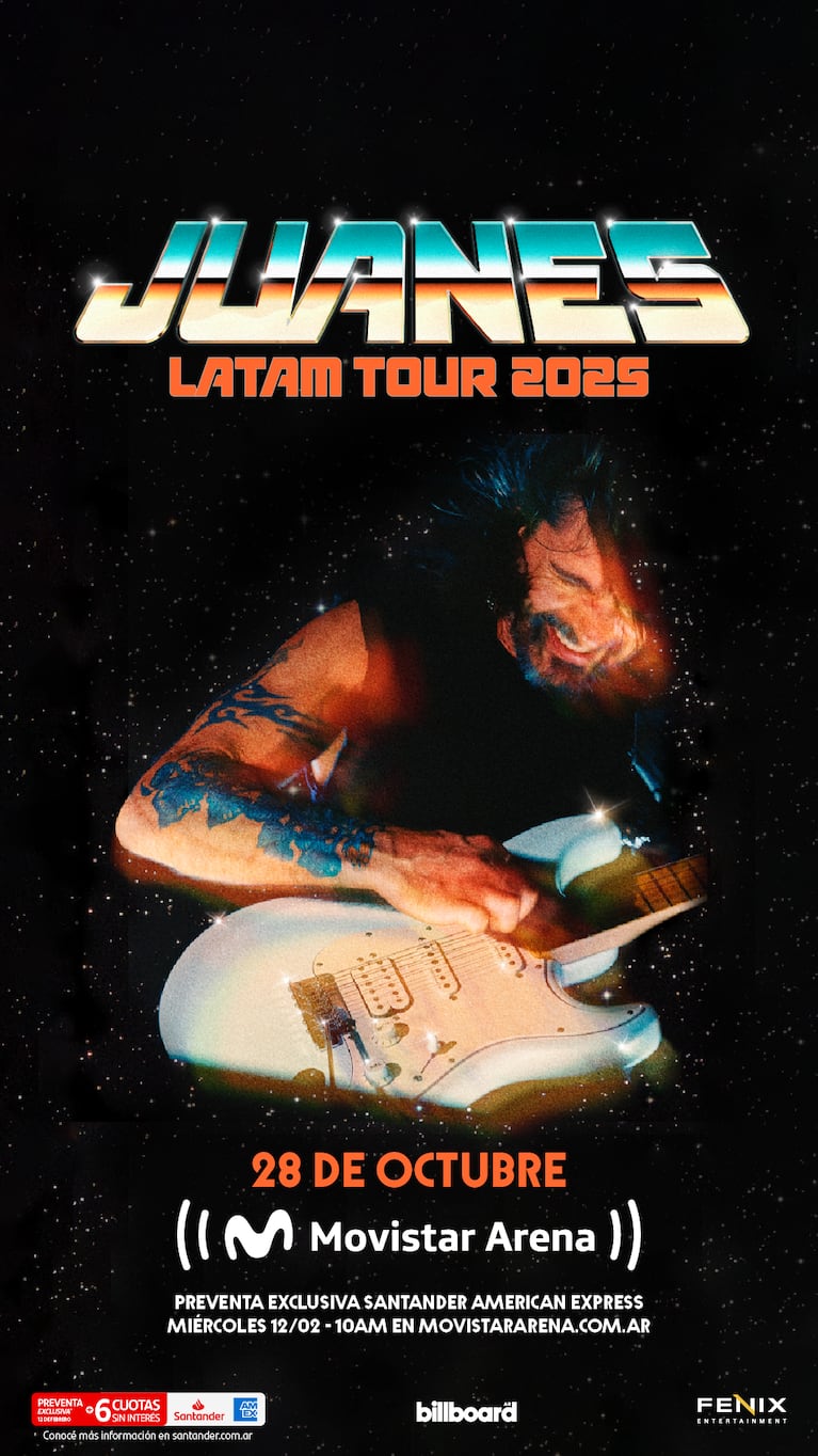 Juanes en Argentina: fecha, lugar y entradas