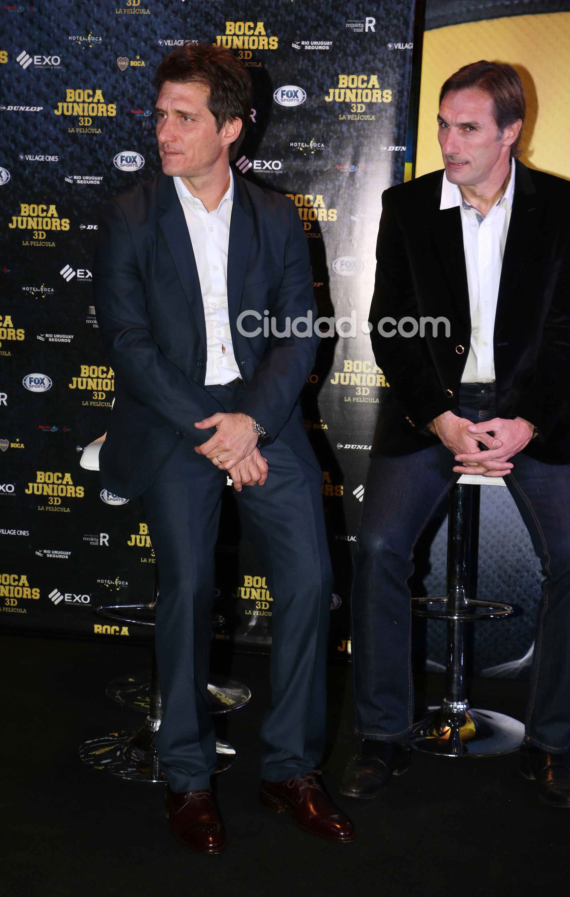 Jugadores, ídolos e hinchas famosos en el estreno de la peli de Boca (Fotos: Movilpress)