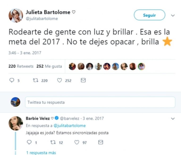 Juli Bartolomé, actual conquista de Fede Bal, es amiga de Barbie Vélez: sus cariñosos mensajes en las redes 