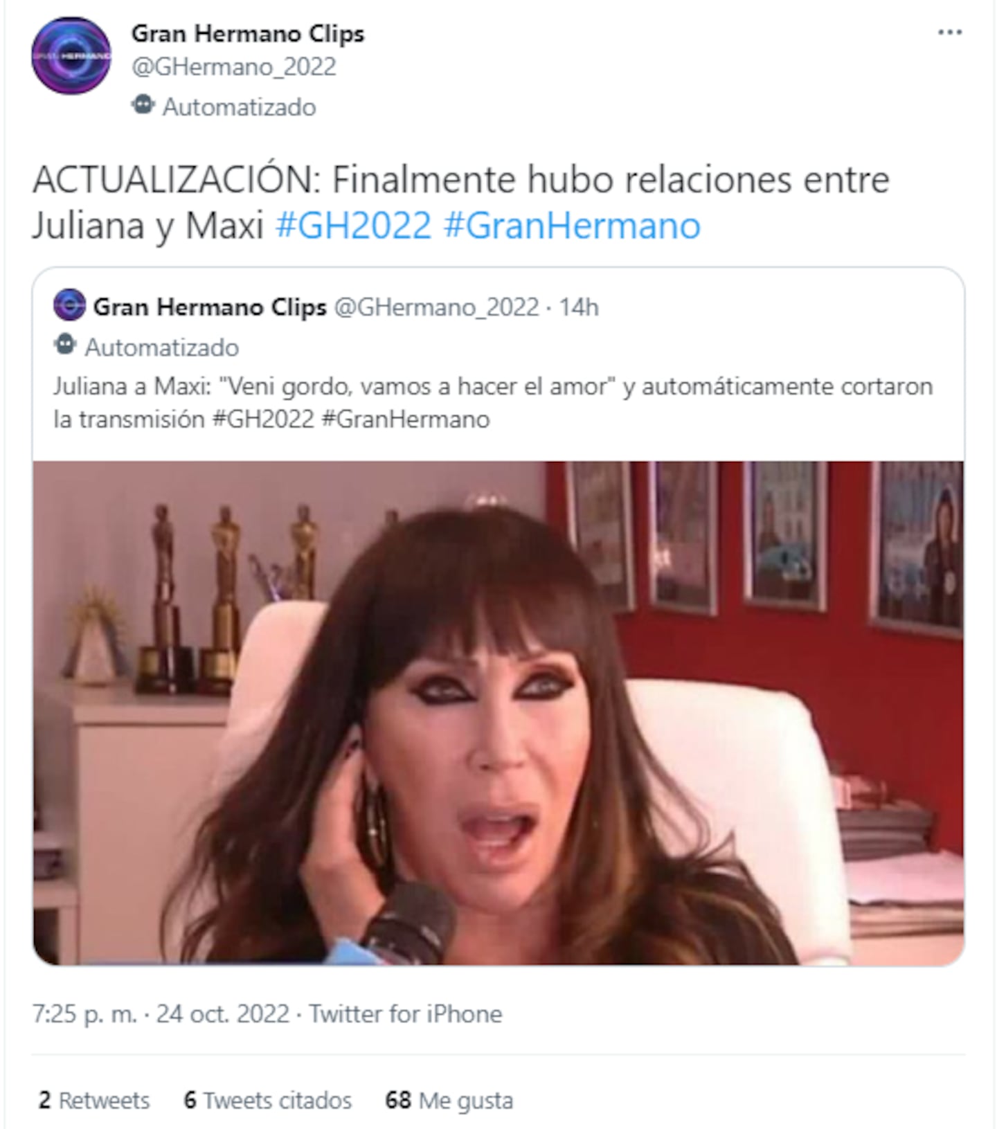 Juliana y Maxi tuvieron sexo en Gran Hermano 2022: 