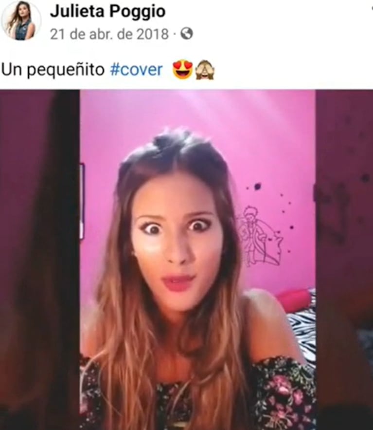 Julieta Poggio analiza lanzarse como cantante pero un video podría arruinar su sueño: "Mejor que siga modelando"