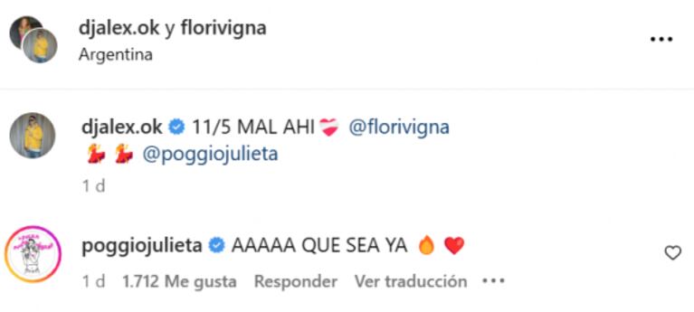 Julieta Poggio confirmó con inmensa alegría que trabajará con Flor Vigna: "Que sea ya"