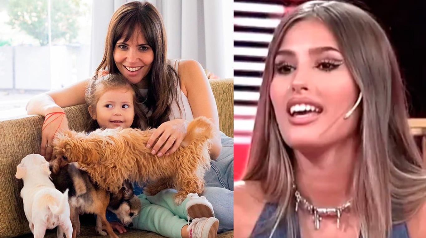 Julieta Poggio mostró a las hijas de Romina Uhrig con Caramelo tras las acusaciones de maltrato animal