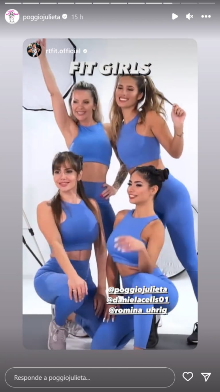 Julieta Poggio, Romina Uhrig y Daniela Celis presentaron su proyecto fit: "Va a ser una bomba"