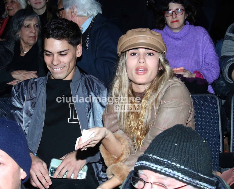 Julieta Poggio y Fabrizio Maida en el estreno de Estepa (Foto: Movilpress).