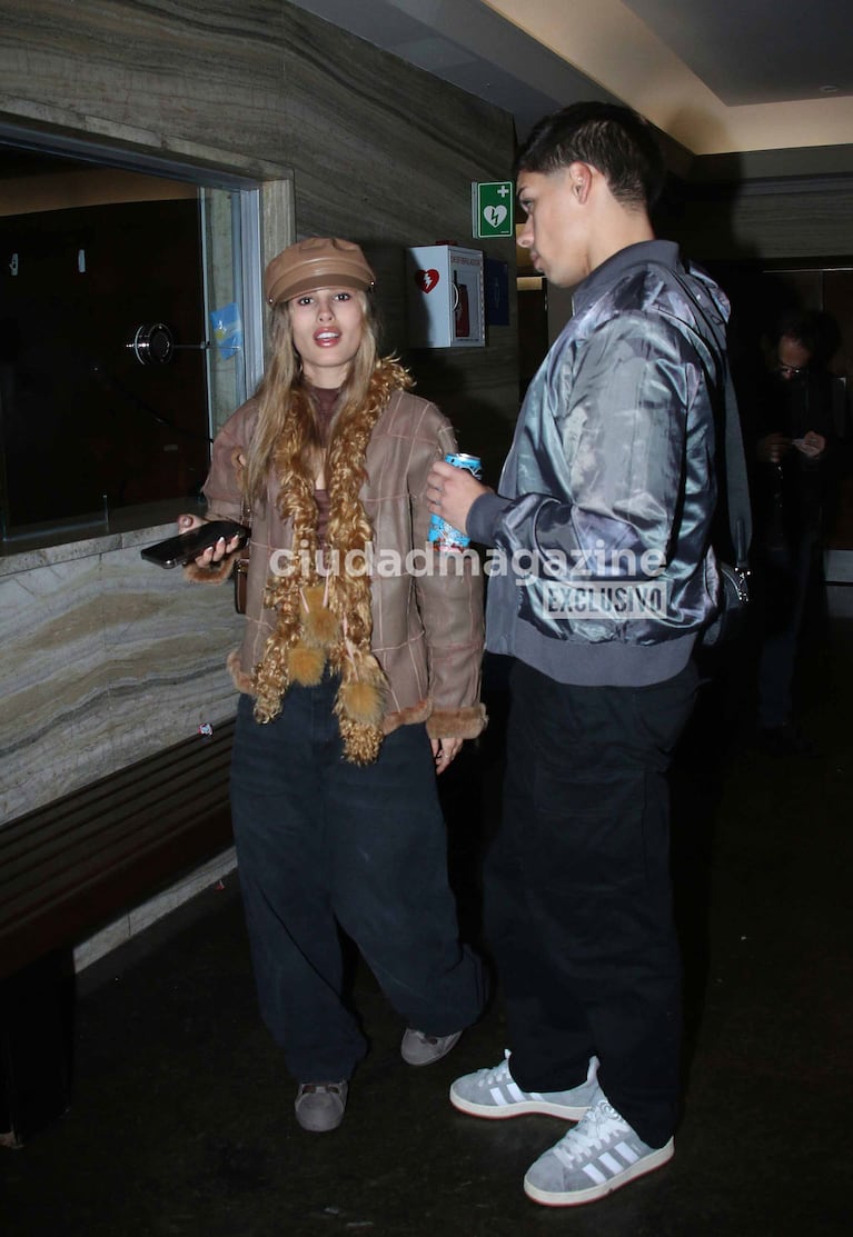 Julieta Poggio y Fabrizio Maida en el estreno de Estepa (Foto: Movilpress).