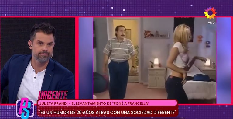 Julieta Prandi habló en Puro Show de Poné a Francella.