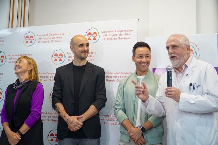 Junto a Abel Pintos y Luciano Pereyra, el Hospital de Niños lanzó su campaña “Ladrillo + Ladrillo”