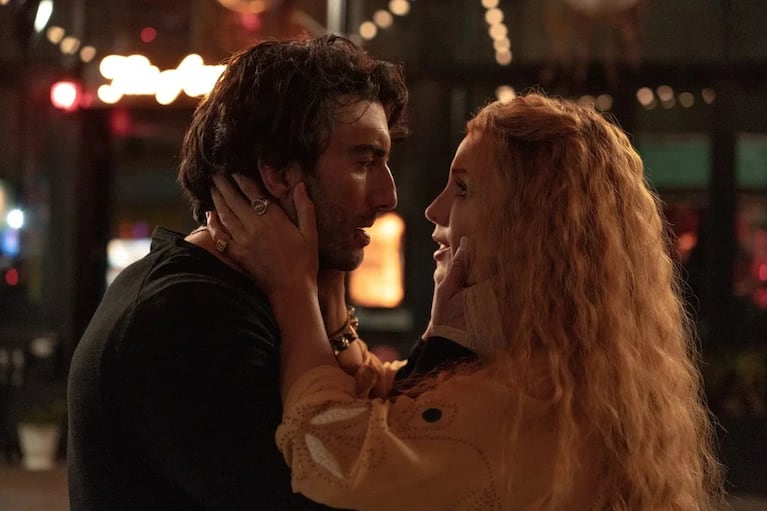 Justin Baldoni y Blake Lively en "Romper el Círculo".