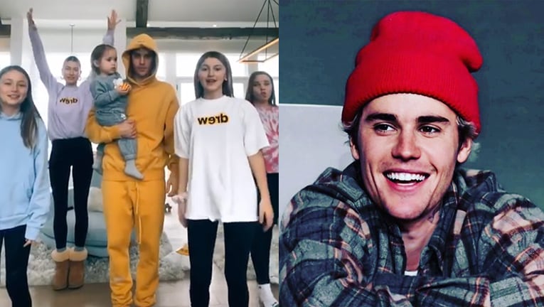 Justin se copó con la app de moda: TikTok.