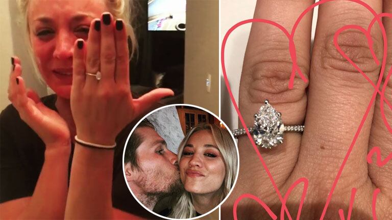 Kaley Cuoco se comprometió con Karl Cook.