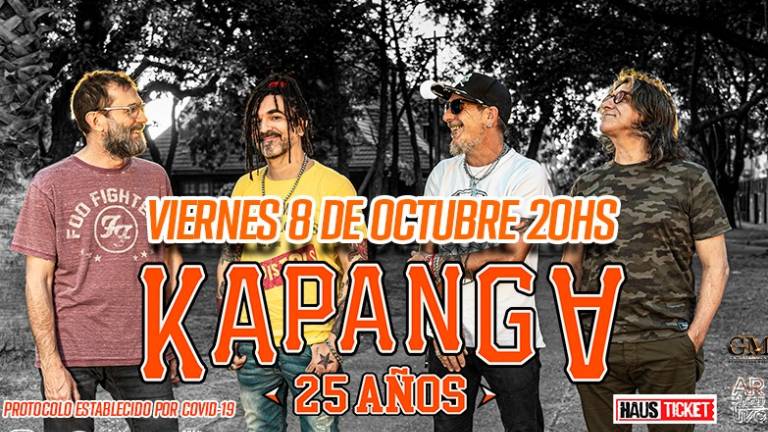 Kapanga inicia su gira por su 25 aniversario con un show en el Teatro Broadway