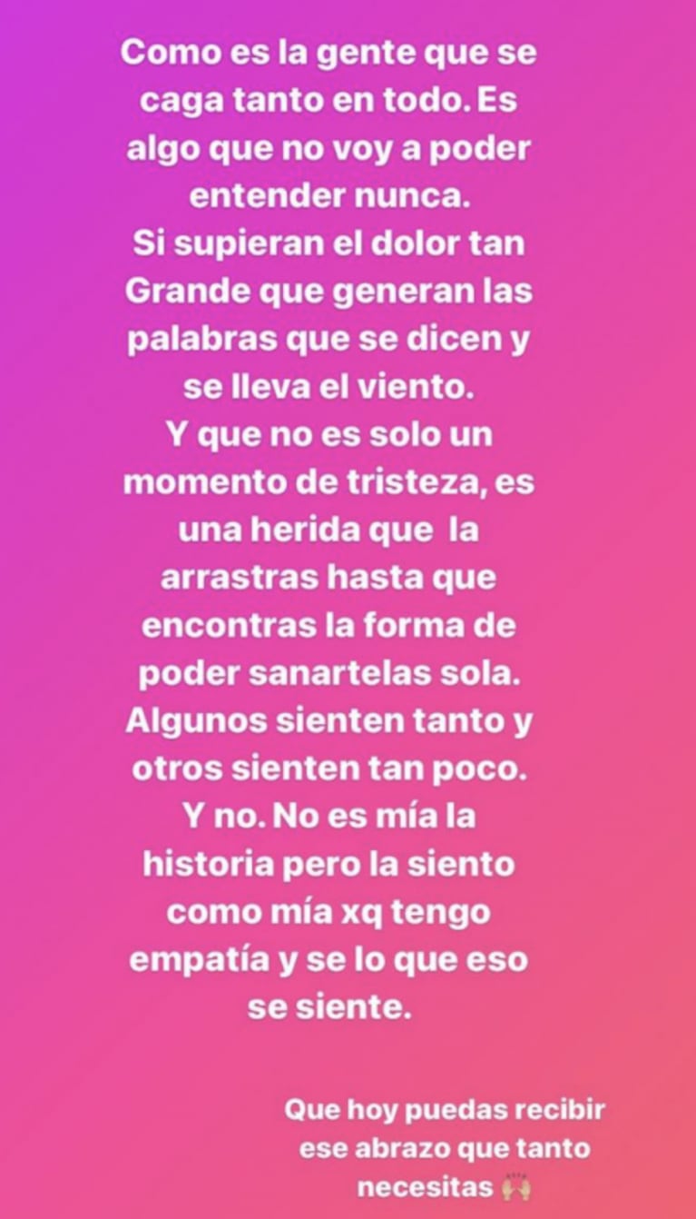 Karina La Princesita hizo un profundo descargo contra las personas hirientes: "Si supieran el dolor que generan"