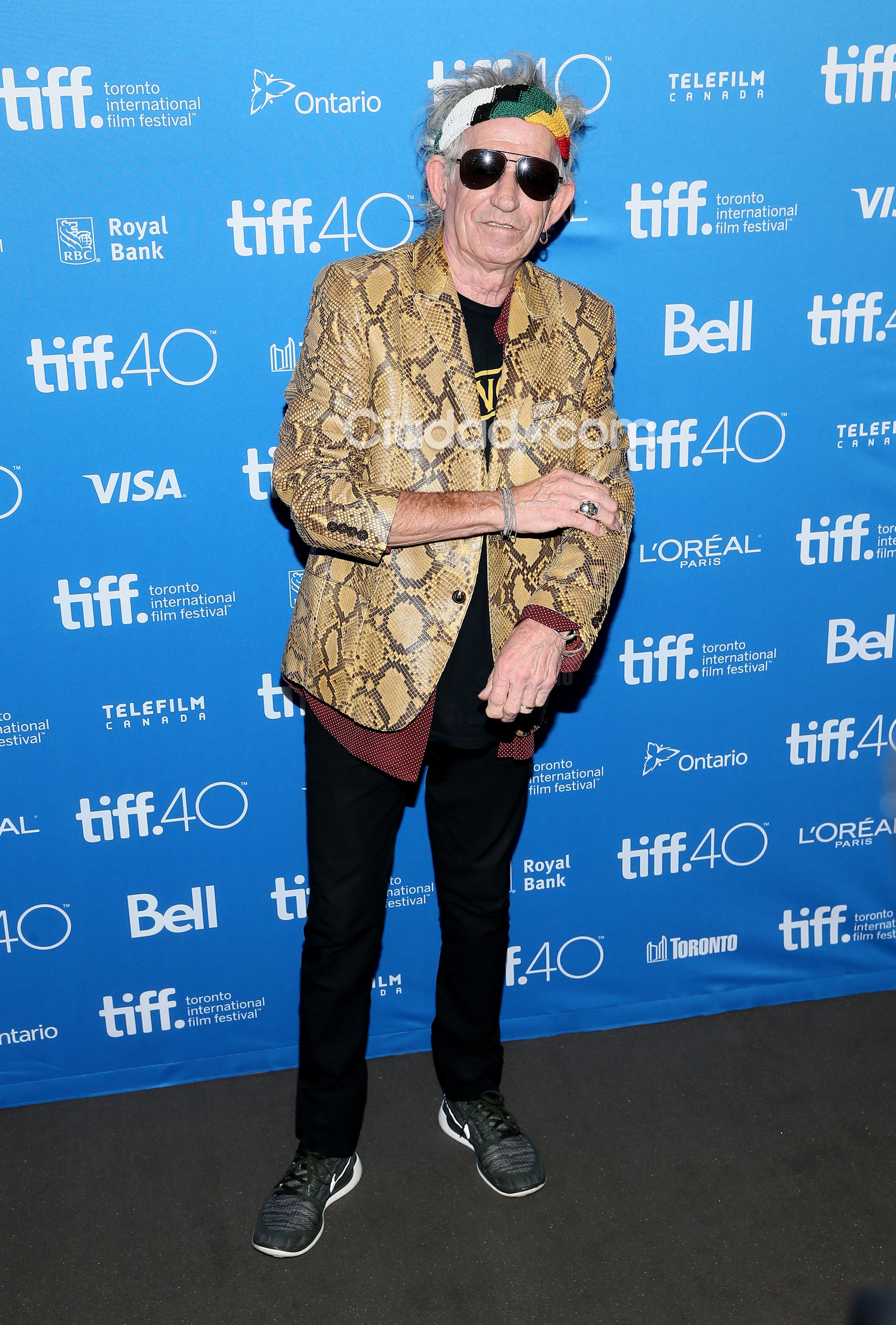 Keith Richards, en el Festival de Cine de Toronto. (Foto: AFP)