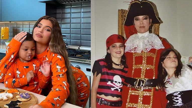 Kendall ya se está preparando para festejar Halloween en familia.