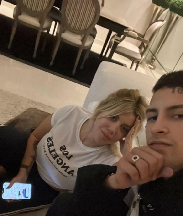 L-Gante compartió inéditas fotos con Wanda Nara durante su estadía en Buenos Aires: la reacción de ella