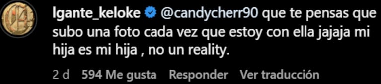 L-Gante defendió cómo ejerce la paternidad de Jamaica.