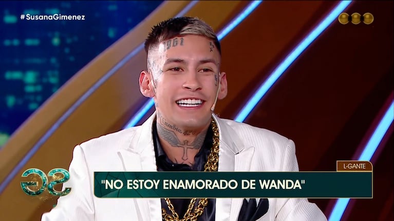 L-Gante reveló si está enamorado de Wanda Nara y fue picante con Mauro Icardi