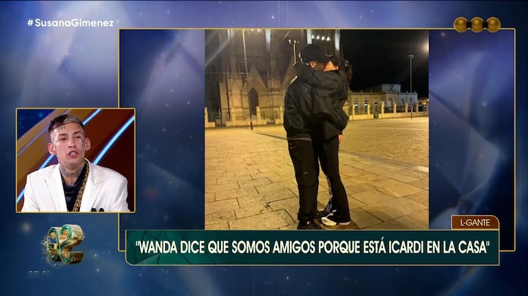 L-Gante reveló si está enamorado de Wanda Nara y fue picante con Mauro Icardi