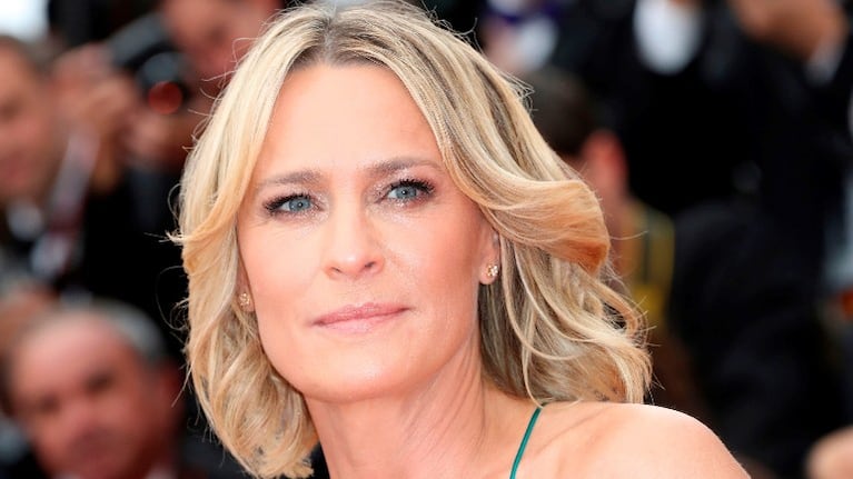   La actriz Robin Wright estrenó su primera película como directora. Foto: AFP.