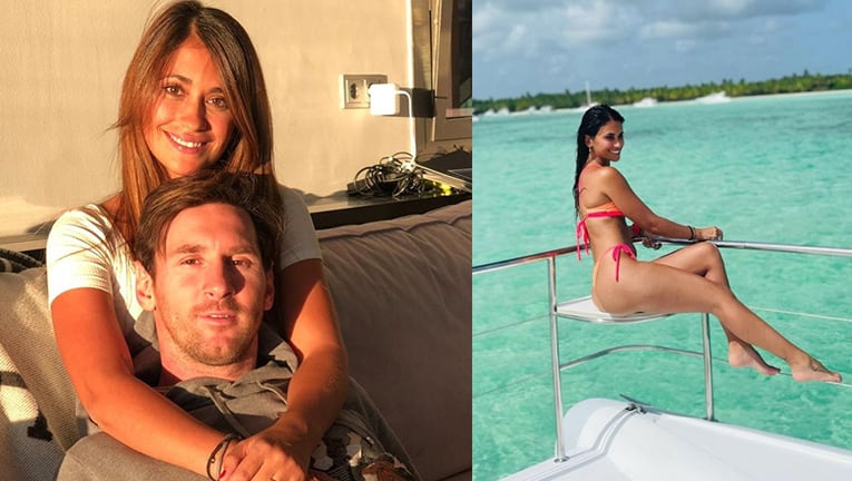 La apasionada reacción de Lionel Messi al ver las fotos sensuales de Antonela Roccuzzo en el mar.