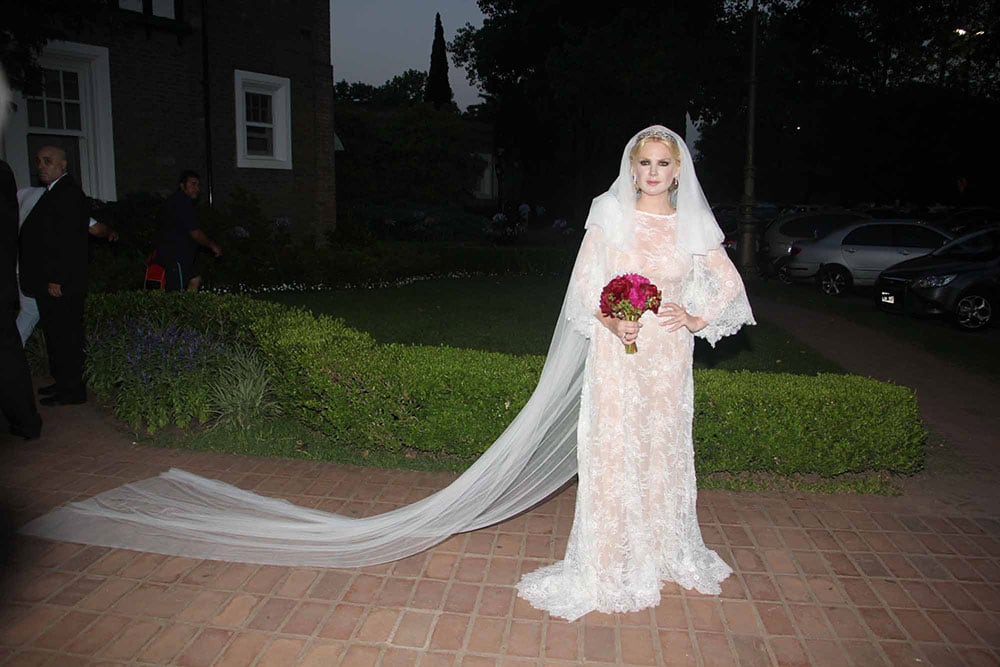 La boda de Esmeralda Mitre y Darío Lopérfido. (Foto: Movilpress)