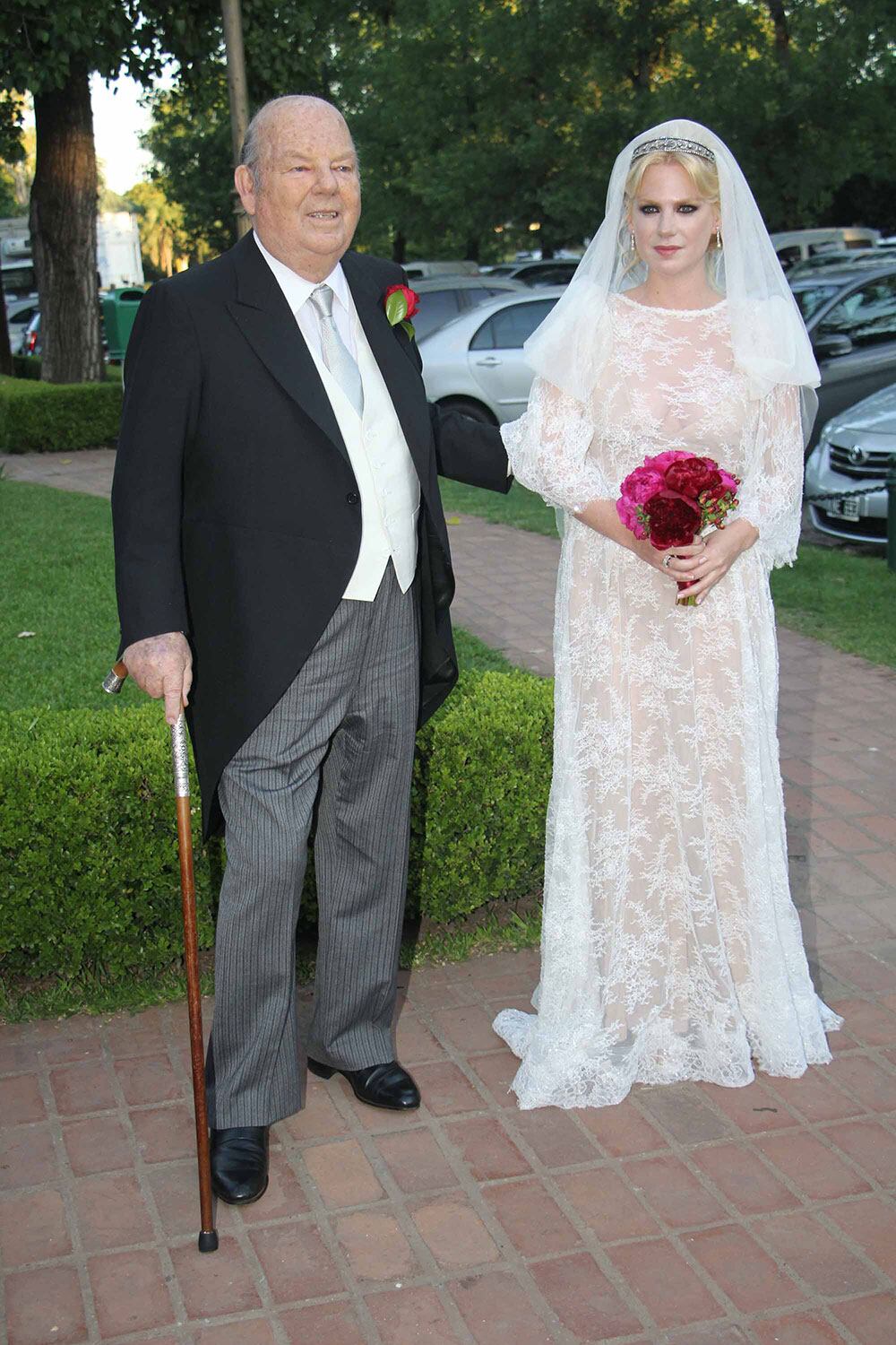 La boda de Esmeralda Mitre y Darío Lopérfido. (Foto: Movilpress)