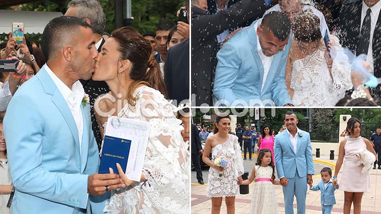 La boda de Tevez.