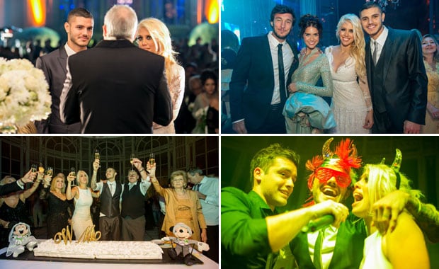 La boda de Wanda Nara y Mauro Icardi. (Foto: gentileza Angry Toast - Marcelo D Angelo)