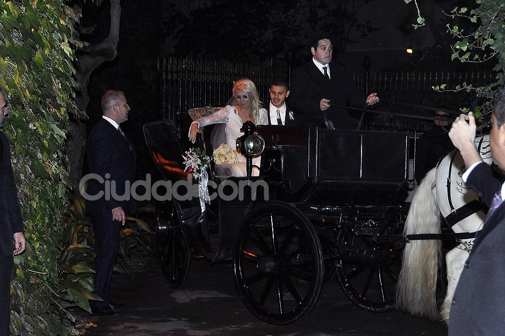 La boda de Wanda Nara y Mauro Icardi. (Foto: Jennifer Rubio - Ciudad.com)