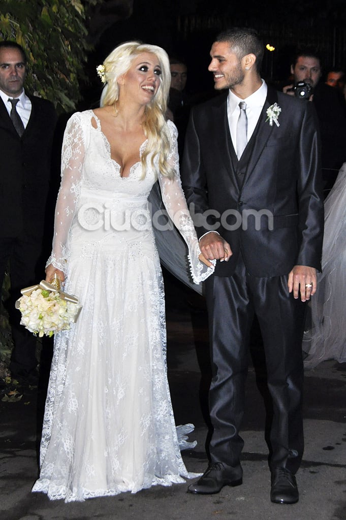 La boda de Wanda Nara y Mauro Icardi. (Foto: Jennifer Rubio - Ciudad.com)