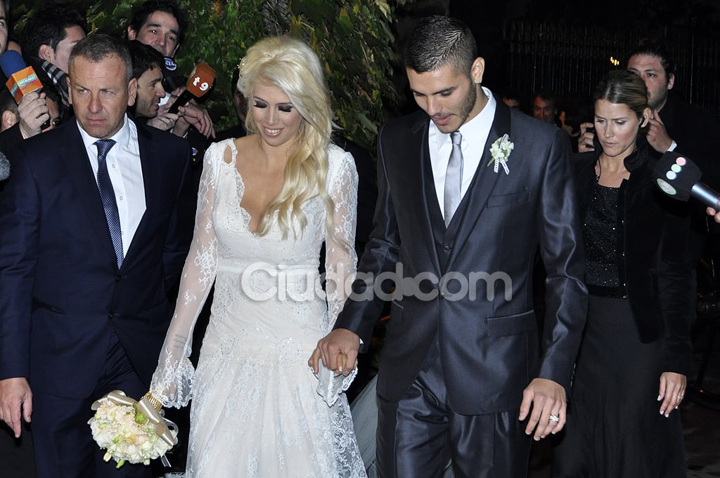 La boda de Wanda Nara y Mauro Icardi. (Foto: Jennifer Rubio - Ciudad.com)