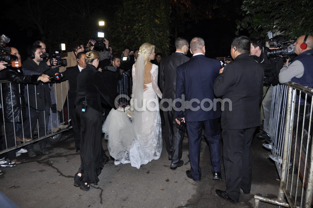 La boda de Wanda Nara y Mauro Icardi. (Foto: Jennifer Rubio - Ciudad.com)