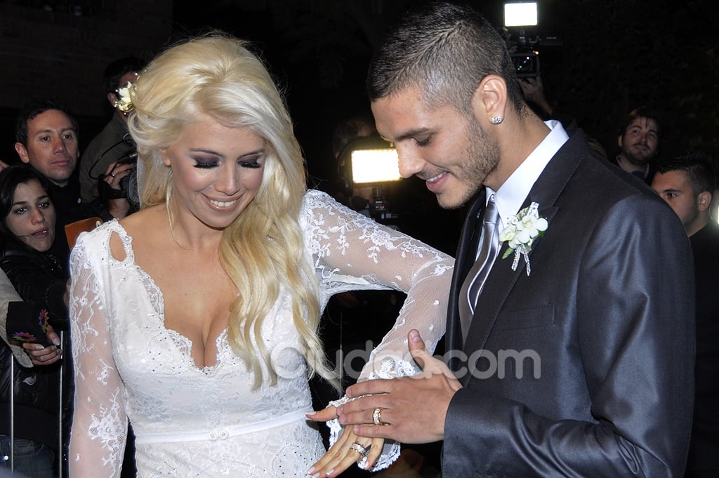 La boda de Wanda Nara y Mauro Icardi. (Foto: Jennifer Rubio - Ciudad.com)